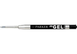 Gelschrijvervulling Parker Quink fijn zwart blister à 1 stuk