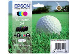 Inktcartridge Epson 34 T3466 zwart + 3 kleuren