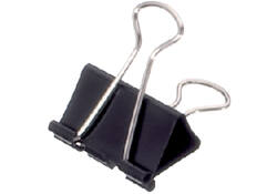 Papierklem MAUL 213 Foldback 32mm capaciteit 13mm zwart