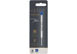 Balpenvulling Parker Quinkflow fijn blauw blister à 1 stuk