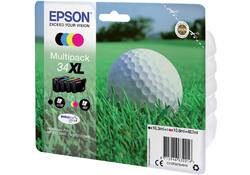 Inktcartridge Epson 34XL T3476 zwart + 3 kleuren
