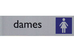 Infobord pictogram dames 165x44mm