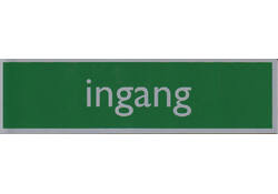 Infobord pictogram ingang 165x44mm