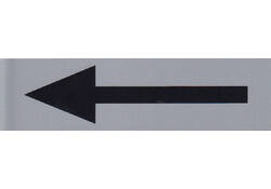 Infobord pictogram pijl 165x44mm