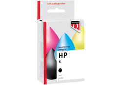 Inktcartridge Quantore alternatief tbv HP C6615D 15 zwart
