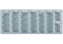 Muntinzetbak Pavo 275x110x20mm grijs