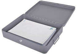 Documentenkist Pavo 370x280x90mm donkergrijs