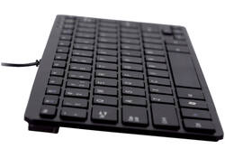 Ergonomisch toetsenbord R-Go Tools Compact Qwerty zwart