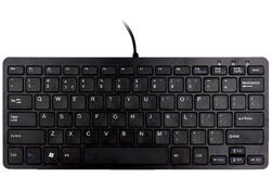 Ergonomisch toetsenbord R-Go Tools Compact Qwerty zwart