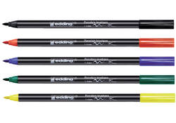 Brushpen edding 4200 porselein blauw