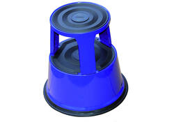 Opstapkruk Desq 42cm metaal blauw