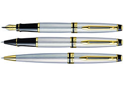 Vulpen Waterman Expert stainless steel GT medium
