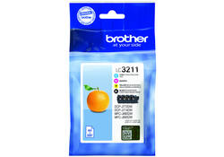 Inktcartridge Brother LC-3211 Zwart + 3 kleuren