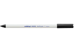 Viltstift edding 4600 textiel rond 1mm zwart