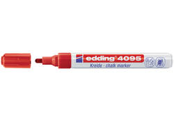 Krijtstift edding 4095 rond 2-3mm rood