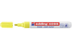 Krijtstift edding 4095 rond 2-3mm neon geel