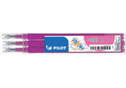 Rollerpenvulling PILOT friXion medium roze set à 3 stuks