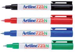 Fineliner Artline 725 rond 0.4mm zwart