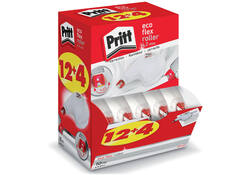 Correctieroller Pritt 4.2mmx10m eco flex valuepack à 12+4 gratis