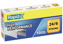 Nieten Rapid 24/6 gegalvaniseerd strong 1000 stuks