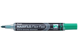 Viltstift Pentel MWL5SBF Maxiflo whiteboard rond 1.5-4.5mm groen