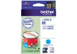 Inktcartridge Brother LC-22UC blauw