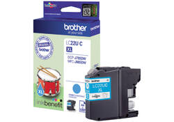 Inktcartridge Brother LC-22UC blauw