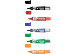 Viltstift PILOT Begreen whiteboard rond medium assorti etui à 5 stuks