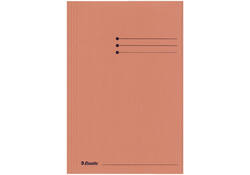 Dossiermap Esselte folio 3 kleppen manilla 275gr oranje