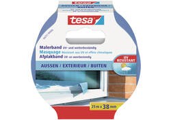 Afplaktape tesa® Professional outdoor 25mx38mm blauw