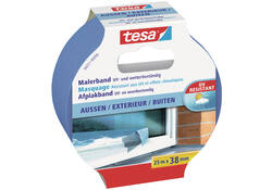 Afplaktape tesa® Professional outdoor 25mx38mm blauw
