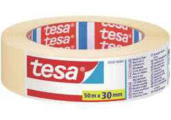 Afplaktape tesa® Economy 30mmx50m geel