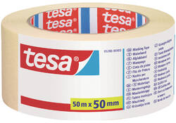 Afplaktape tesa® Economy 50mmx50m creme