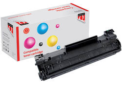 Tonercartridge Quantore alternatief tbv HP CB436A 36A zwart