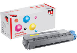 Toner Quantore alternatief tbv Oki 44315305 geel
