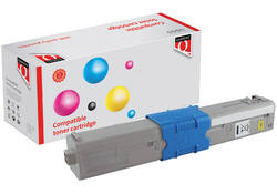 Toner Quantore alternatief tbv Oki 44469704 geel