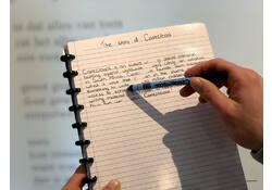 Notitieboek Correctbook Quantore A5 lijn 40blz rood