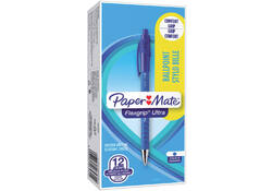Balpen Paper Mate Flexgrip Ultra medium blauw