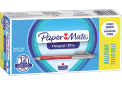 Balpen Paper Mate Flexgrip Elite breed rood