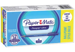 Balpen Paper Mate Flexgrip Ultra stick medium blauw