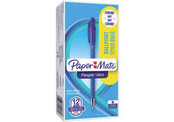 Balpen Paper Mate Flexgrip Ultra stick medium blauw