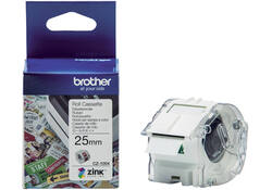 Etiket Brother CZ-1004 25mmX5m kleur opdruk