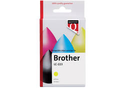 Inktcartridge Quantore alternatief tbv Brother LC-223 geel