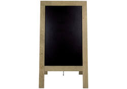 Stoepbord Securit 72x131x4cm steigerhout