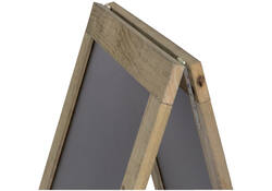 Stoepbord Securit 72x131x4cm steigerhout