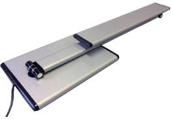 Bureaulamp Unilux Terra led aluminium grijs