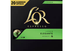 Koffiecups L'Or espresso Lungo Elegante 20 stuks