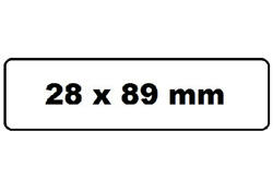 Labeletiket Quantore 99010 89x28mm adres wit