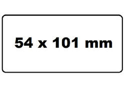 Labeletiket Quantore 99014 54x101mm badge wit