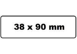 Labeletiket Quantore DK-11208 38x90mm adres wit